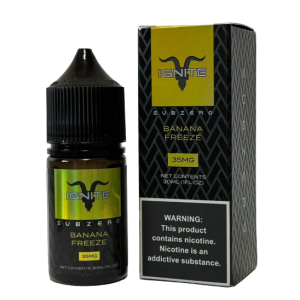 Líquido - Ignite - Nicsalt - SubZero - Banana Freeze - 30ml