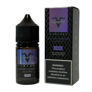 Líquido - Ignite - Nicsalt - SubZero - Grape Passion Slush - 30ml