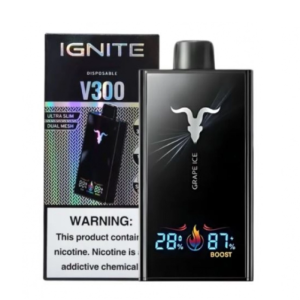 Ignite - V300 - 30000 Puffs - Pod Descartável - 5% (50mg) - Recarregável